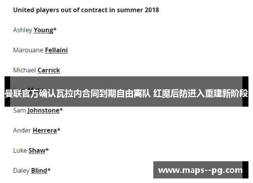 曼联官方确认瓦拉内合同到期自由离队 红魔后防进入重建新阶段 曼联官方确认瓦拉内合同到期自由离队 红魔后防进入重建新阶段